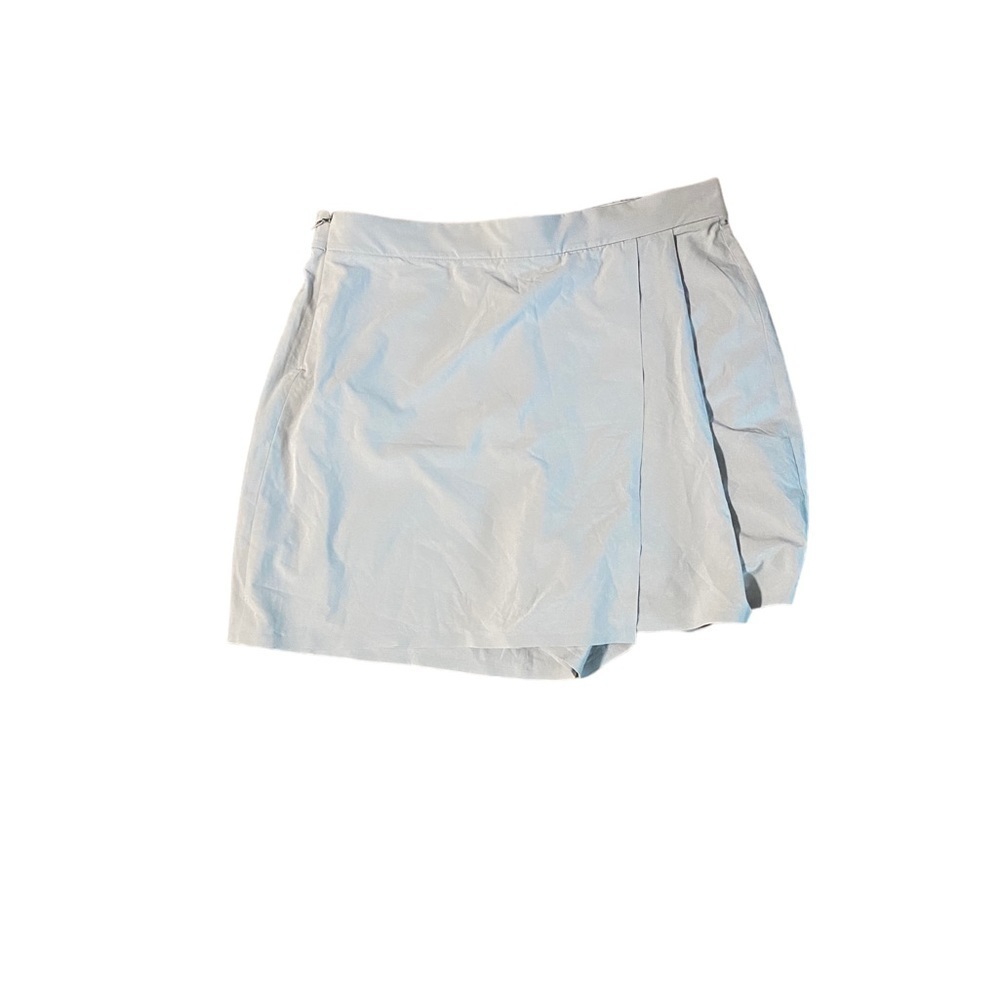 Athleta Women’s Skort Skirt Pullover Hiking Size 8 Pocket Stretch Light Gray 8